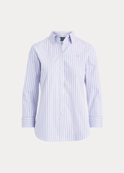 Camisa Ralph Lauren Easy Care Striped Algodão Mulher 72038-EAPK